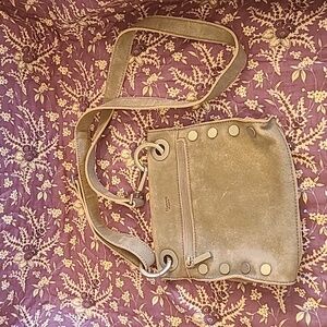 Hammitt Small Tony Pewter Brushed Silver Cross Body purse bag